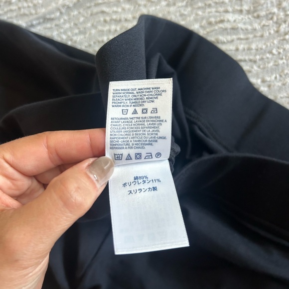 Lands End Starfish Flare Leg Pant Size XL Black Wide Leg Pant Comfy Athleisure - Picture 8 of 11